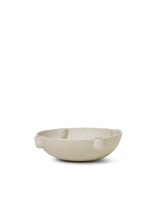 Bowl Candle Holder - L - Ceramic- ver. Farben