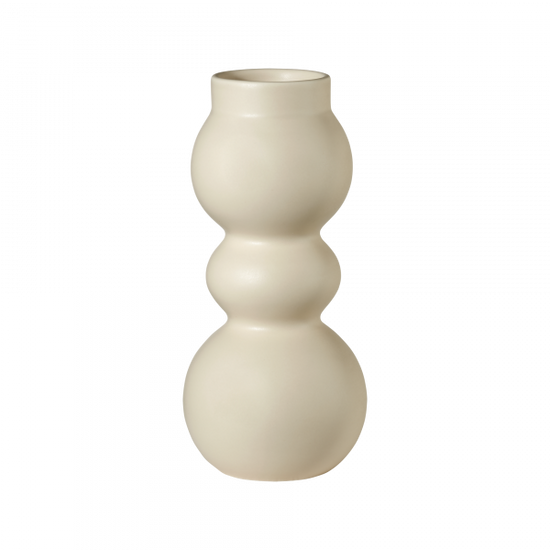 COMO  Vase, cream 18 cm