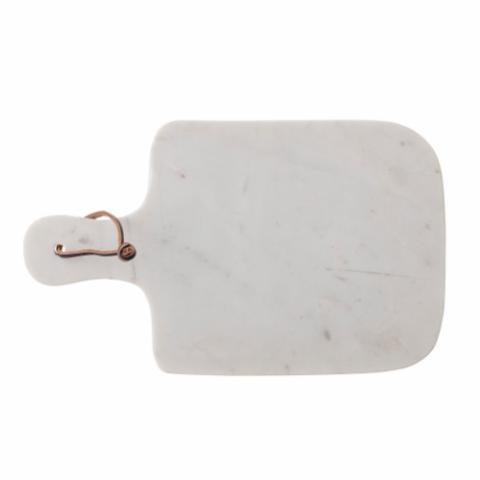 Gurly Cutting Board, White, Marble