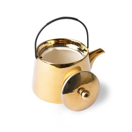 Teekanne gold  700 ml - Cucina-Laura