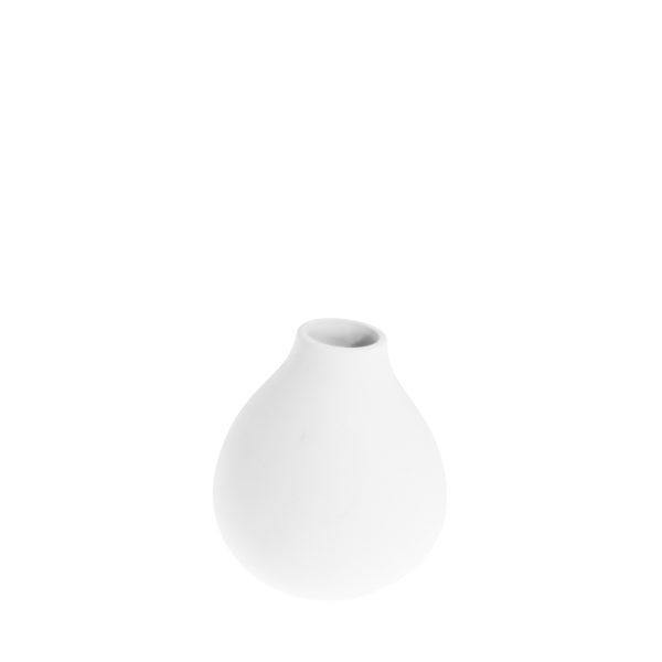 KällaSmall white tall ceramic vase - Cucina-Laura