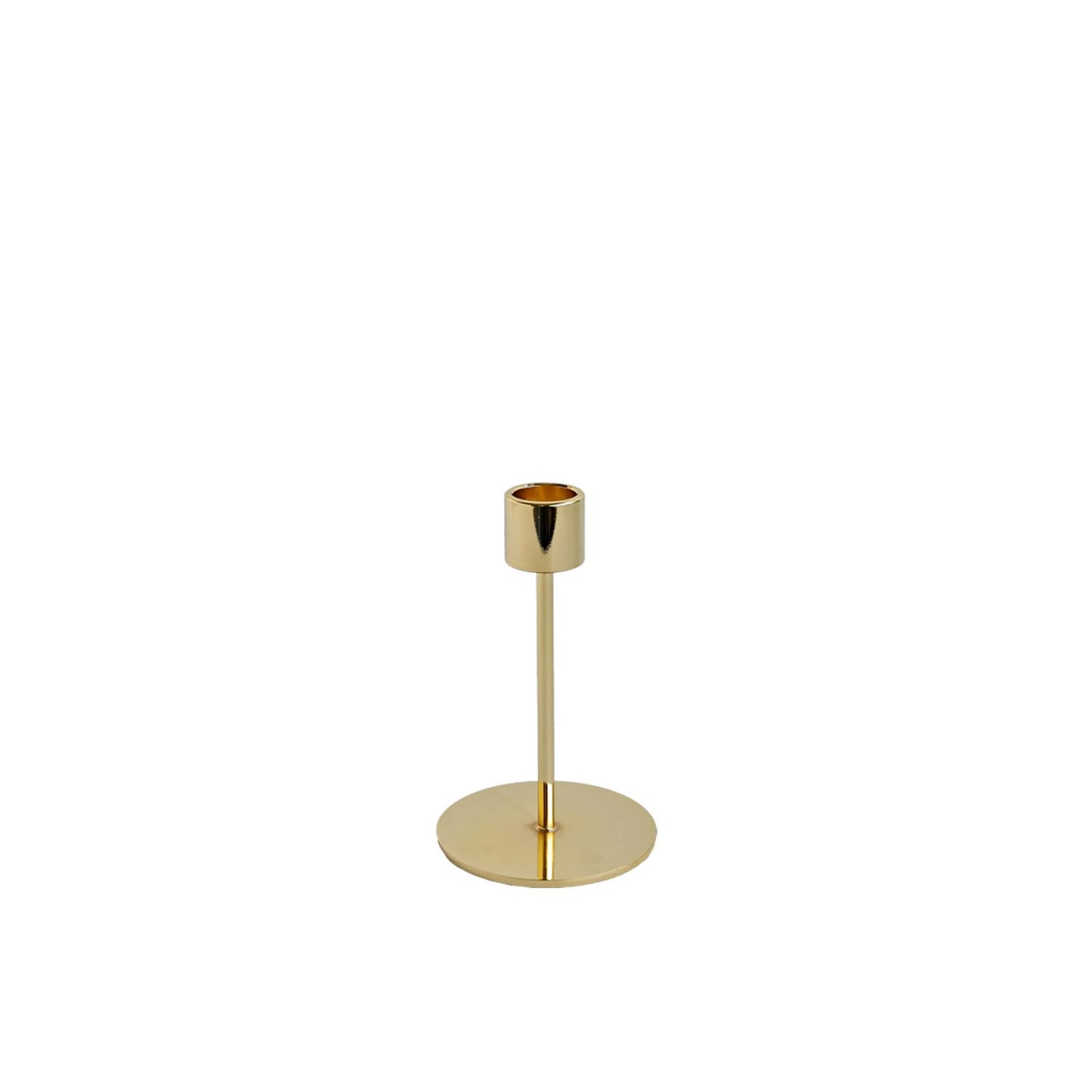 Candle Stick 13 cm Brasss/Gold