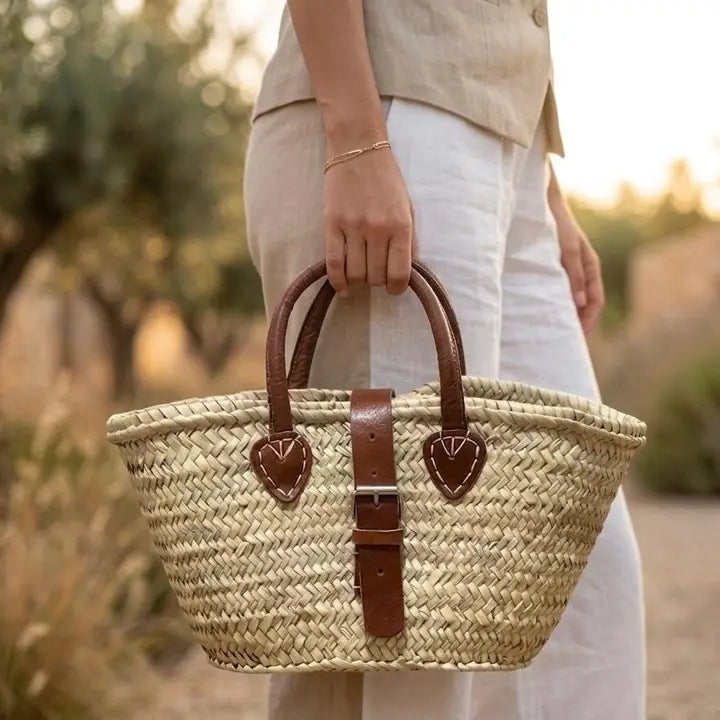 Geflochtene Tasche LEDER