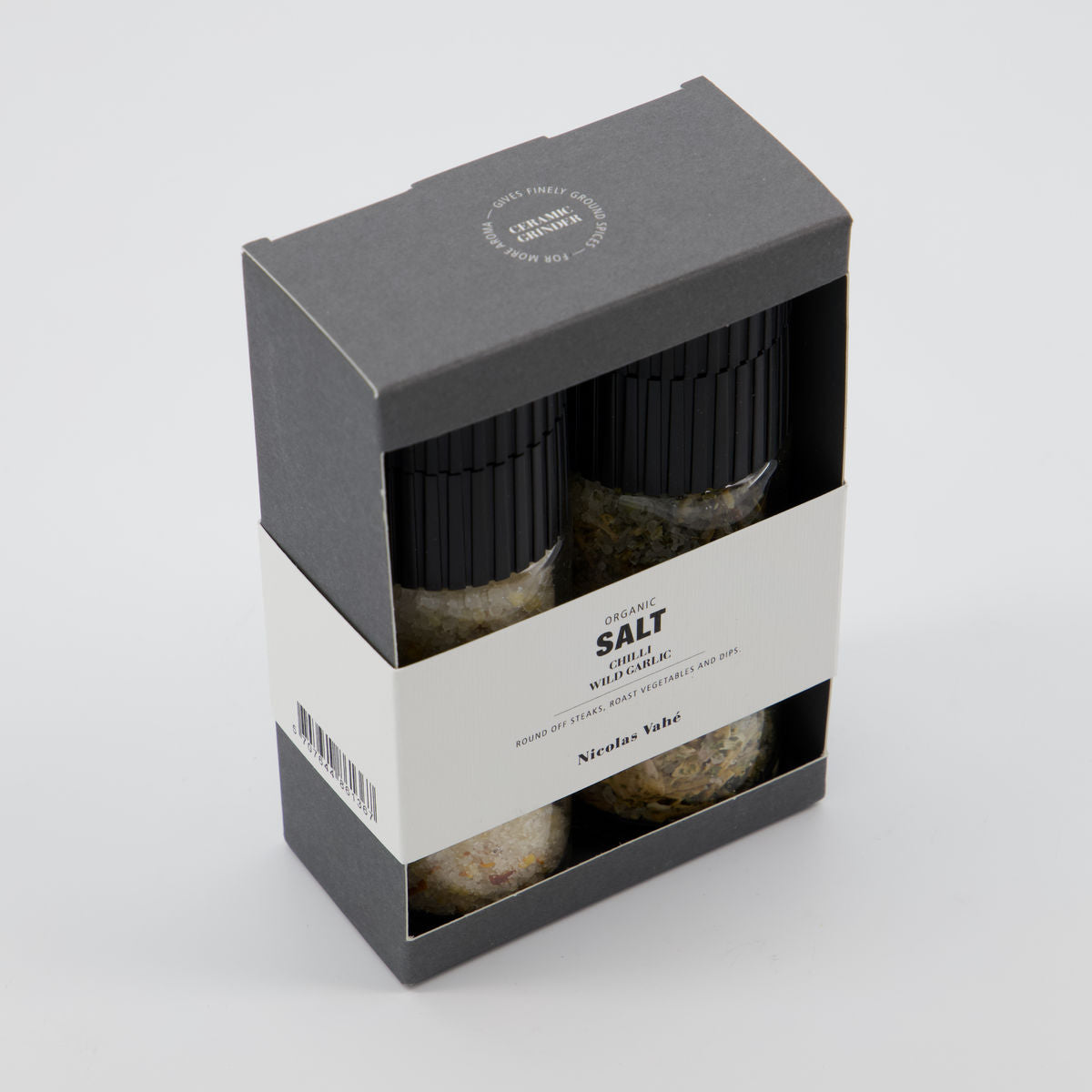 Geschenkbox, Nicolas Vahé Organic Chilli salt & Wild garlic