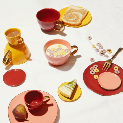 Morning Teller BURNT Coral 17 cm