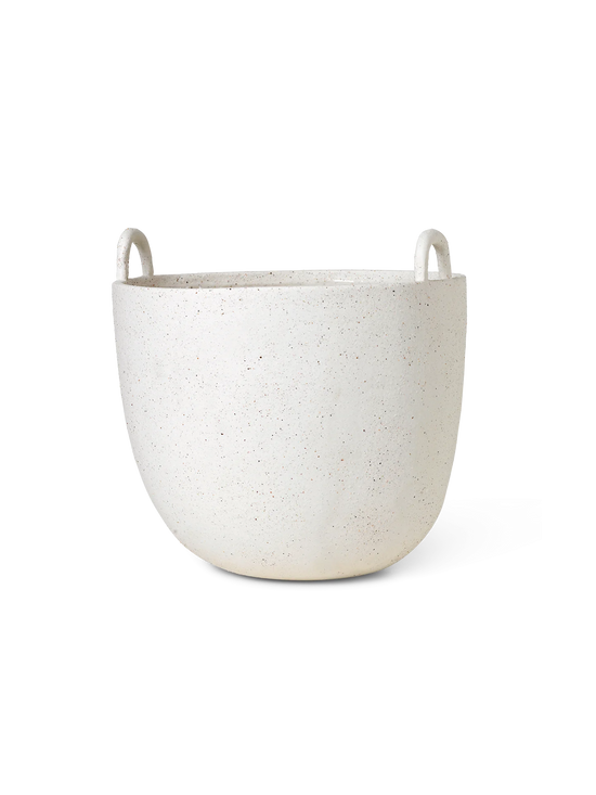 Speckle Pot - Large Off-White