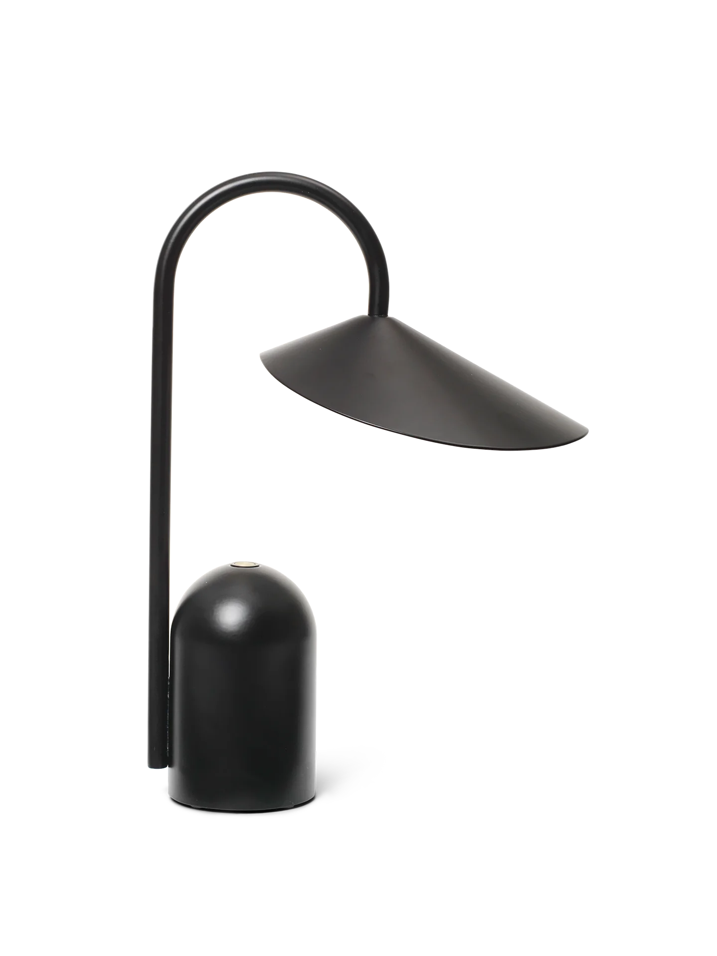 Akku Lampe von FermLiving in schwarz.