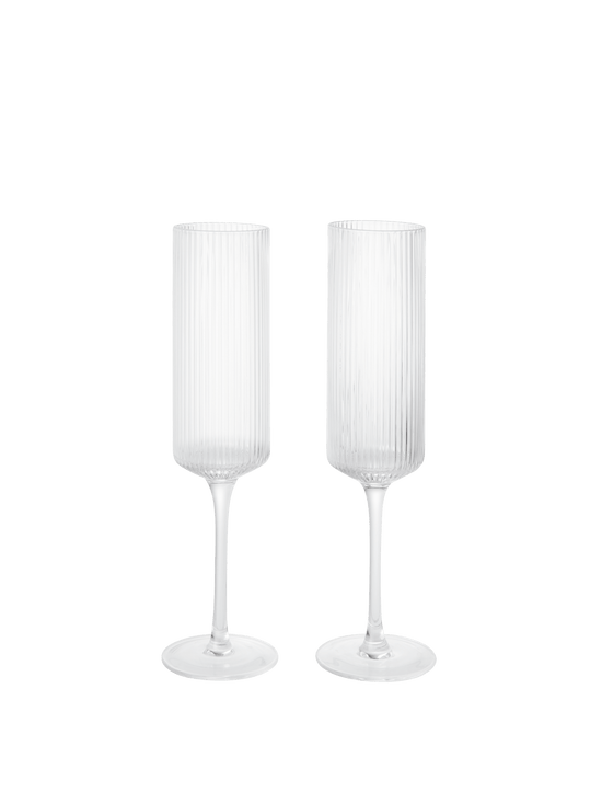 RIPPLE Sektglas/Chamagner SET