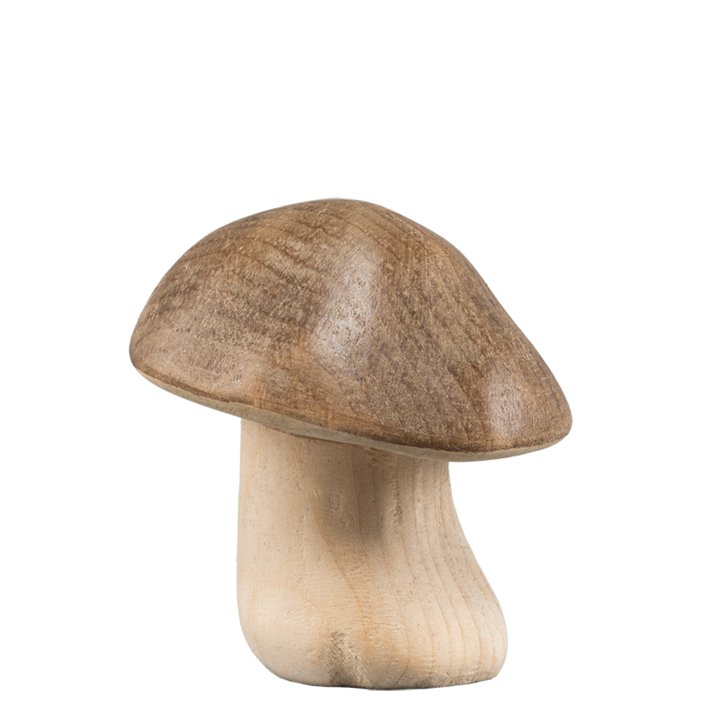 STEINPILZ gebeizt schräger Kopf 8 cm