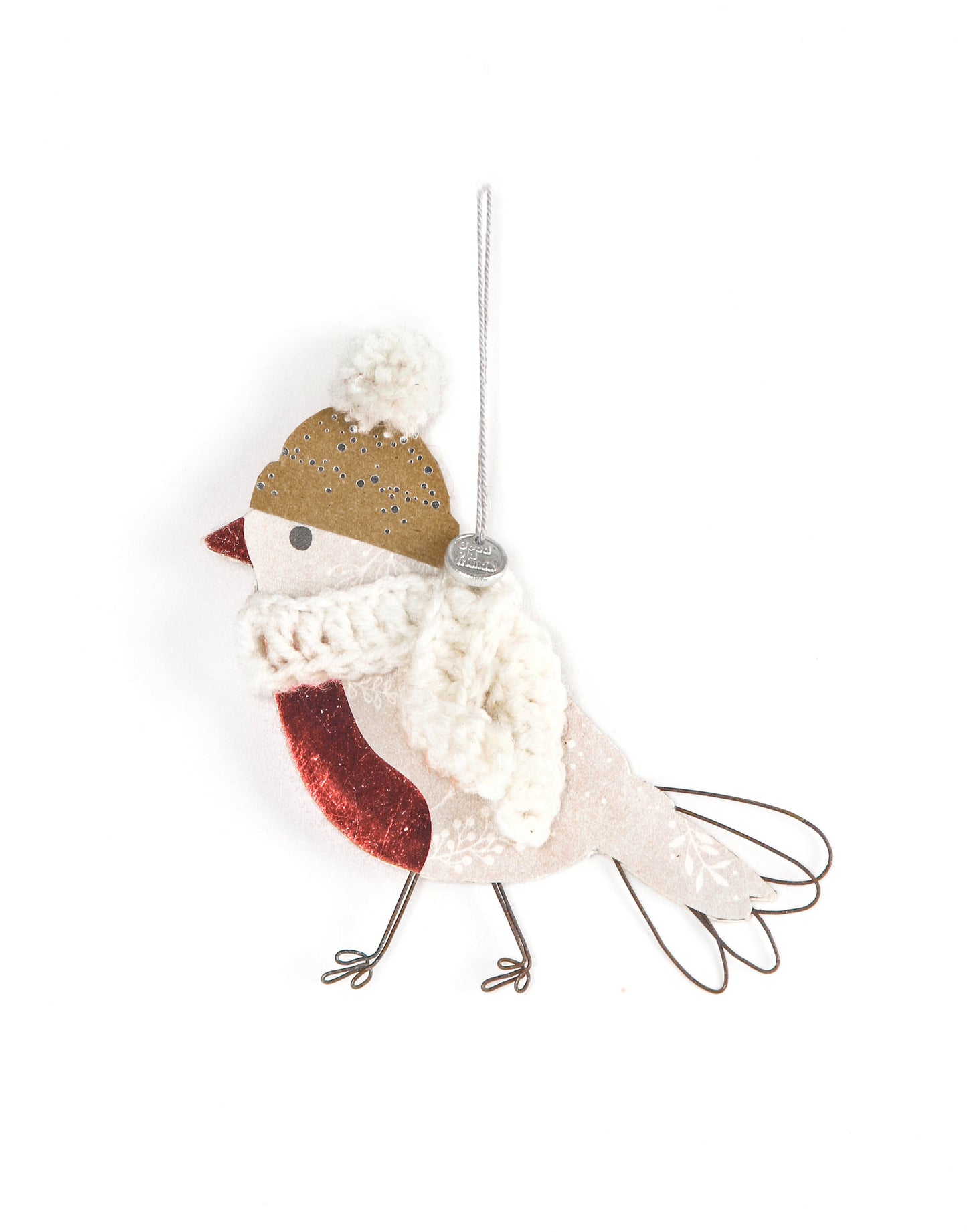 Wintervogel WEißER SCHAL