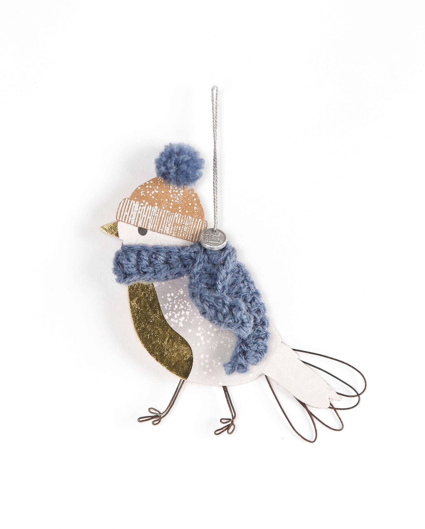 Wintervogel BLAUER SCHAL