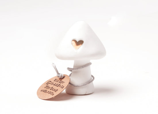 Glückspilz HERZ GOLD klein