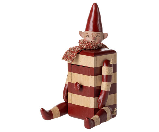 ELF rot/weiß getsrift mit Schublade