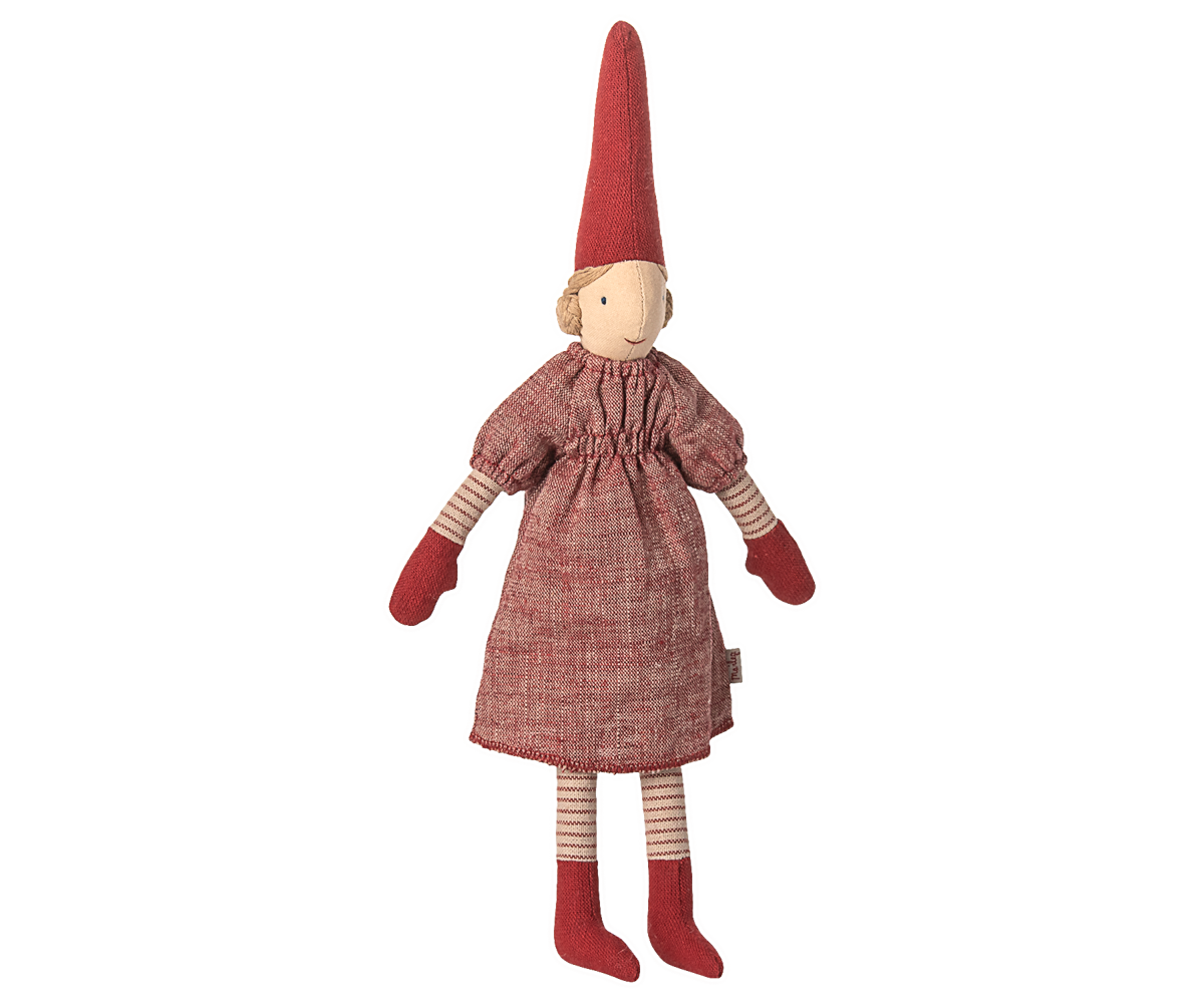 PIXY Wichtel Mädchen NO: 2 / Rotes Kleid