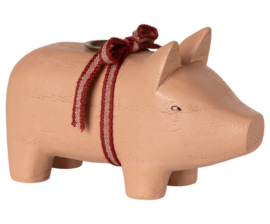 Maileg Kerzenständer SCHWEIN rosa klein