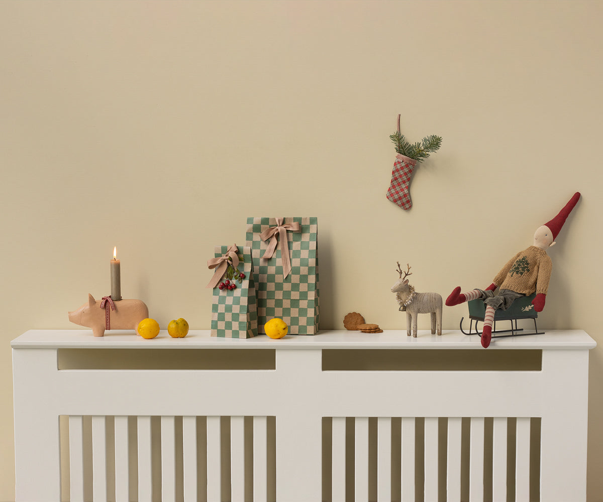 Maileg Kerzenständer SCHWEIN rosa mittel