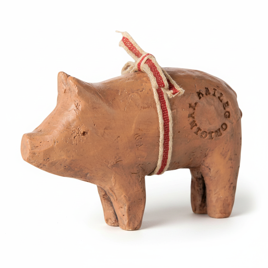 SCHWEIN groß / mit Bändchen