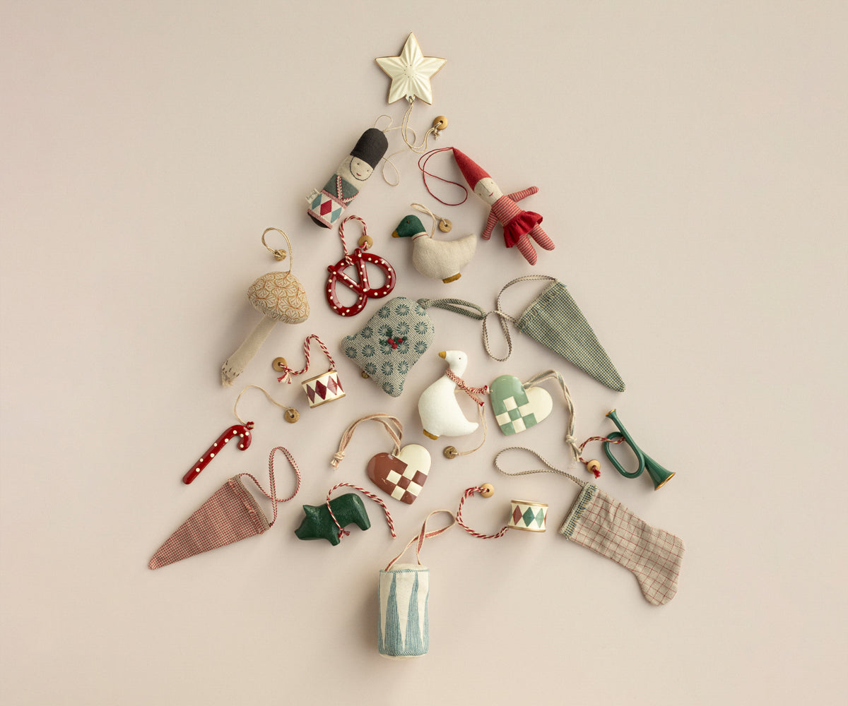 Ornament ZUCKERSTANGE Punkte