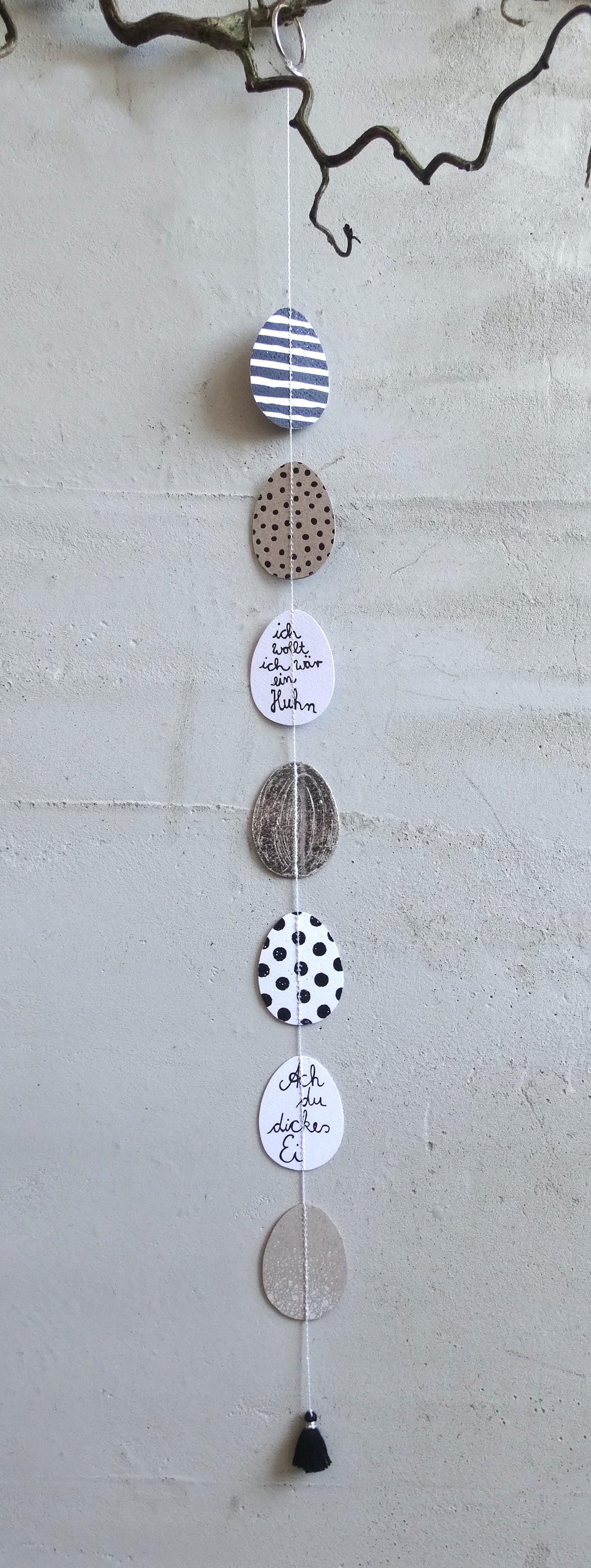 Girlande EIER ACH DU DICKES ......