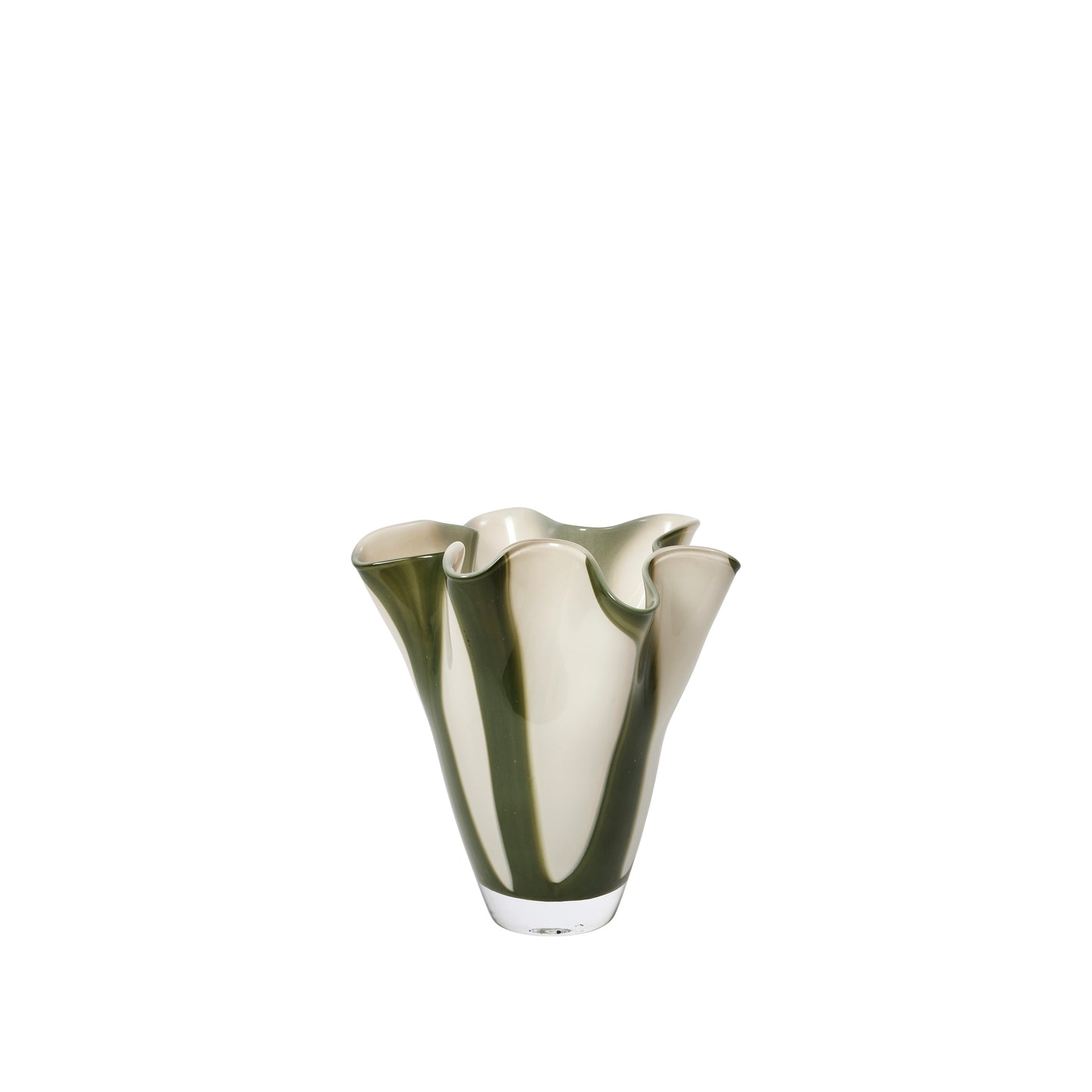 LIVA Vase Grün/Cream