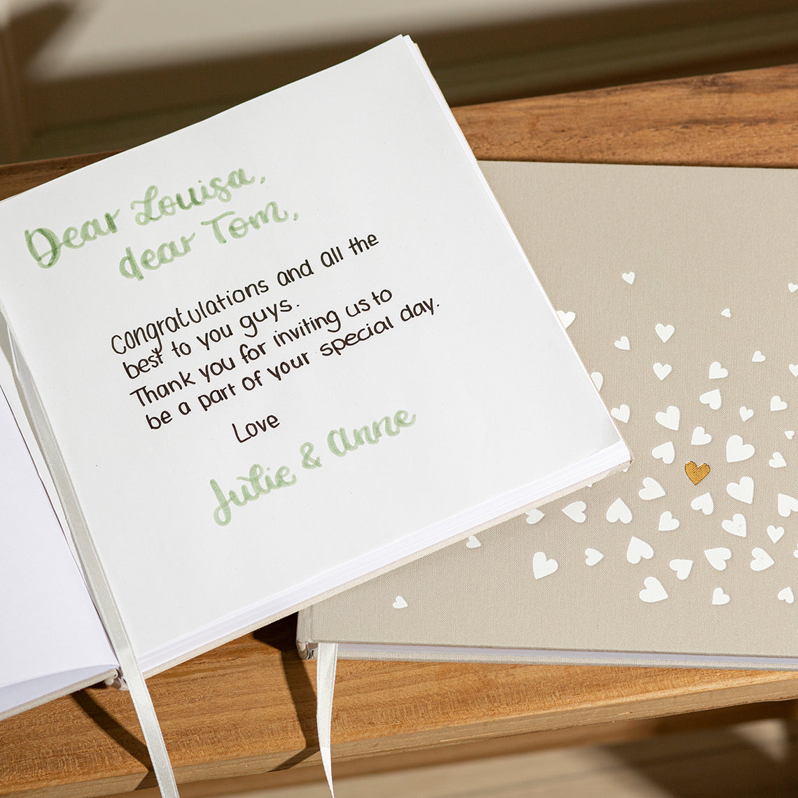 Gästebuch HERZEN / Hochzeit