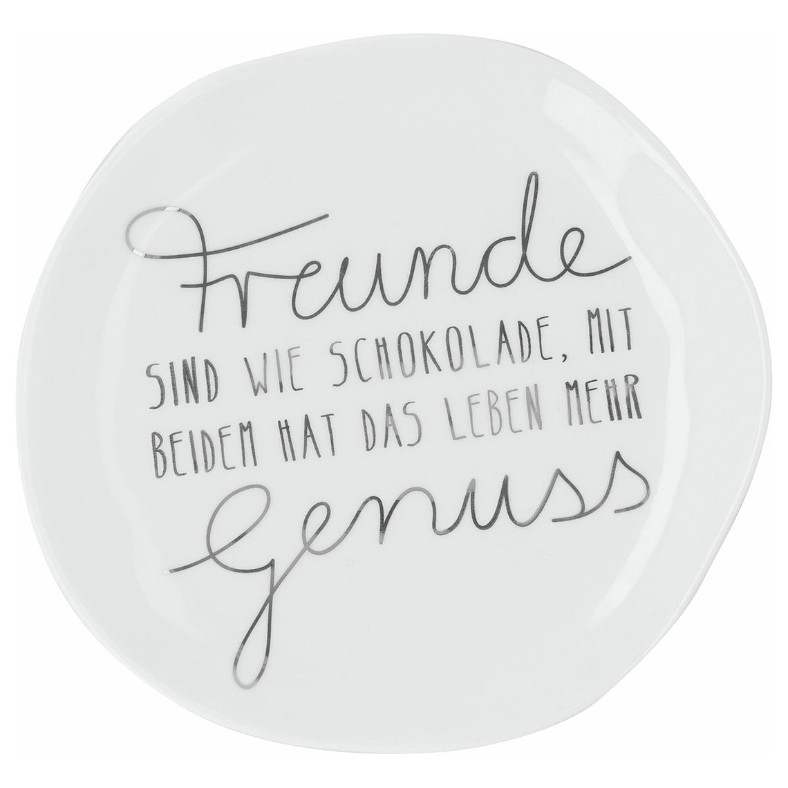 Tellerchen FREUNDE SIND WIE SCHOKOLADE ..
