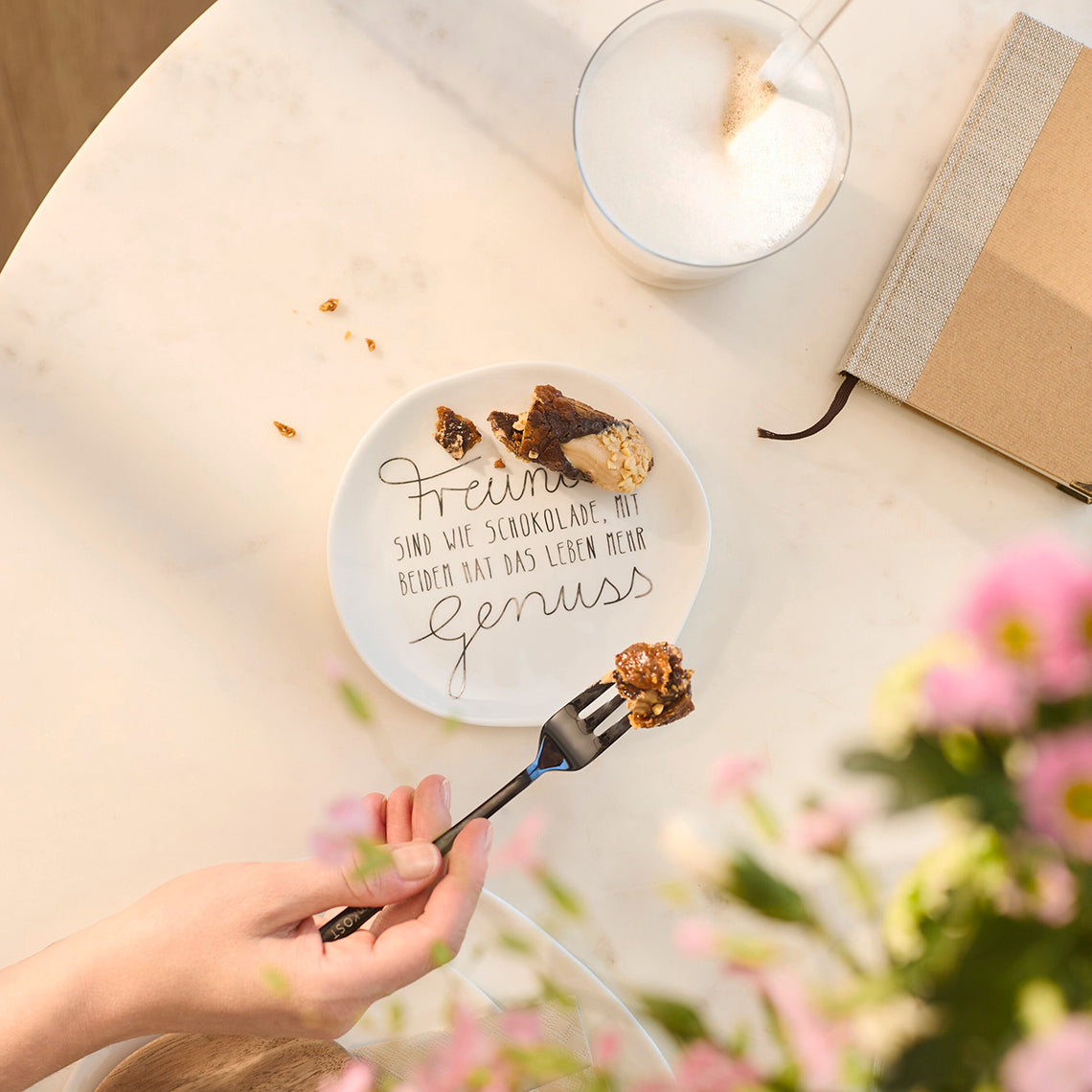 Tellerchen FREUNDE SIND WIE SCHOKOLADE ..