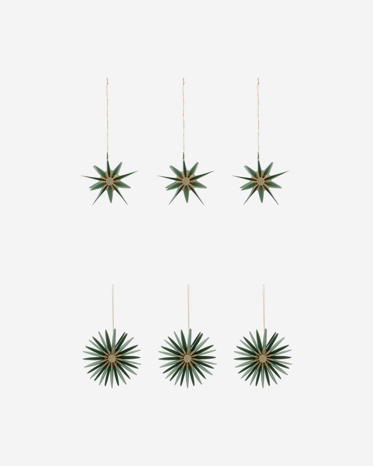 Papier Anhänger Set 6 St. / 2 Varianten