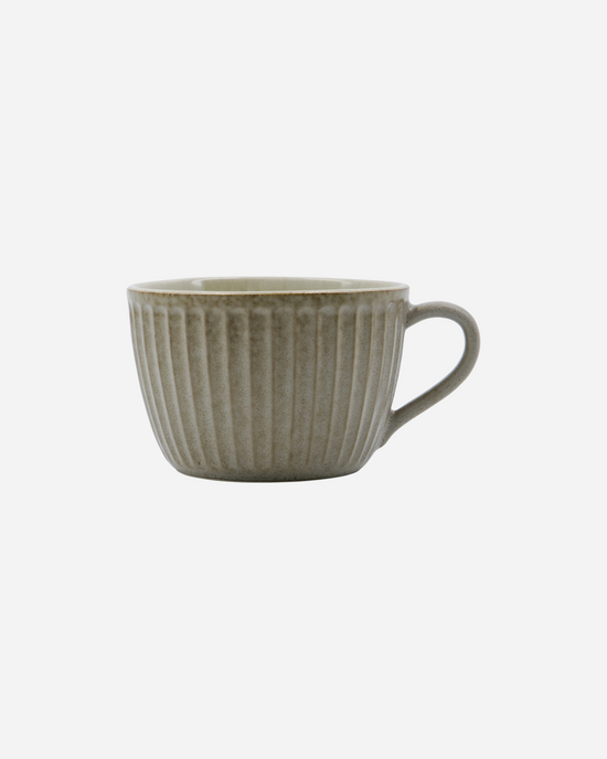 Tasse  PLEAT grau/braun