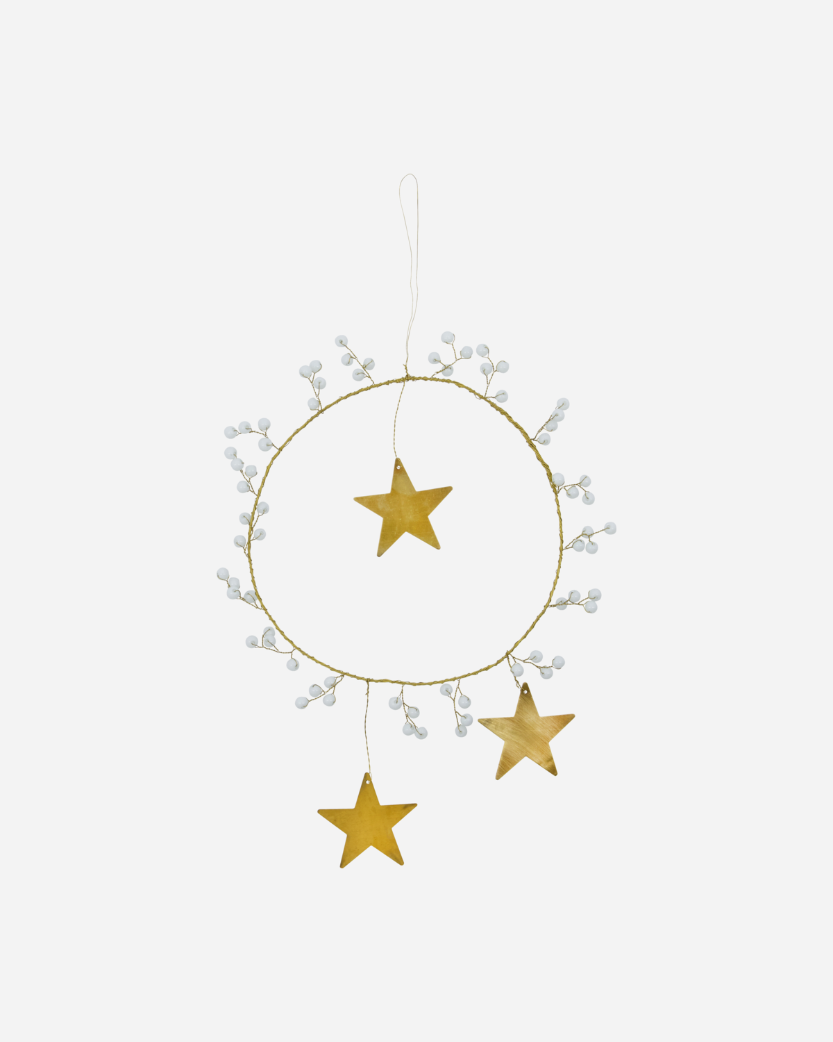 Ring mit goldenen Sternen / Perlen