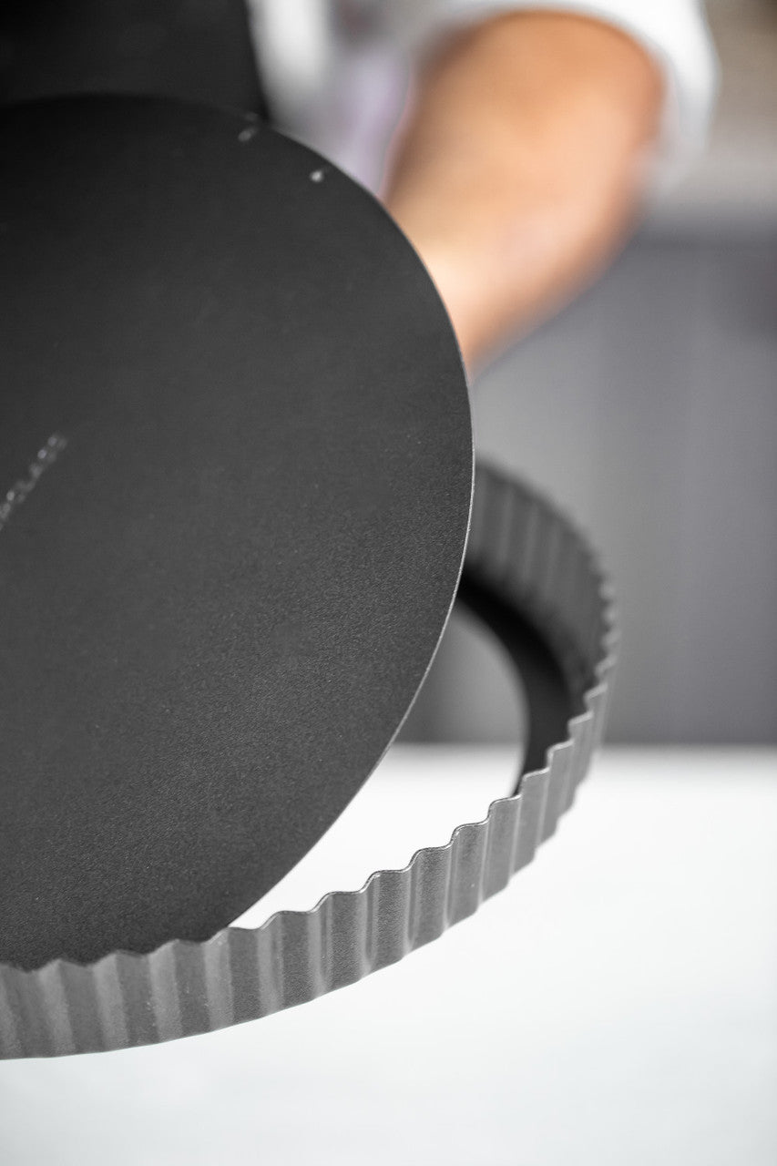 QUICHE Form  23 cm geriffelt Antihaft