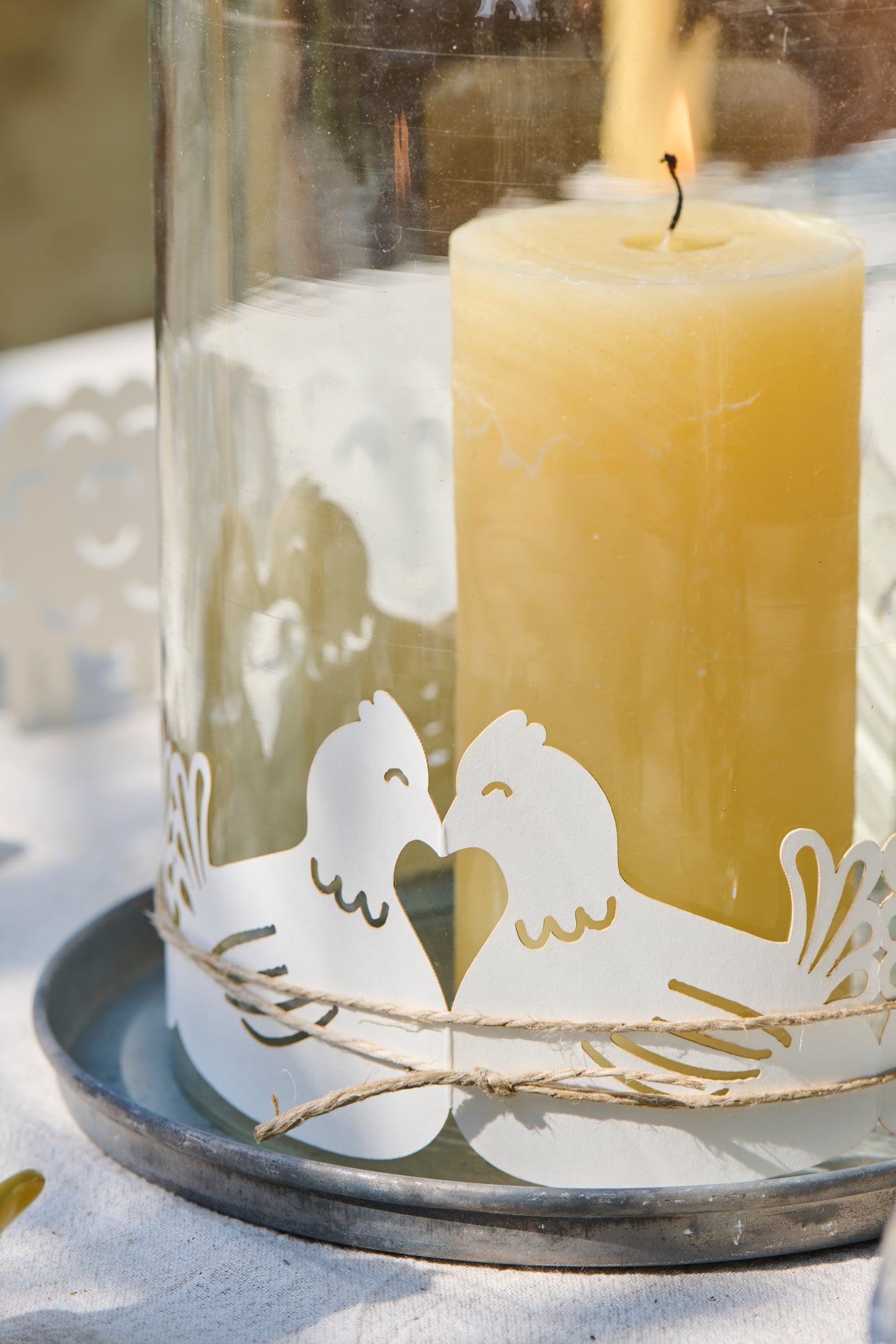 Ostern PAPIERDEKO Hühner