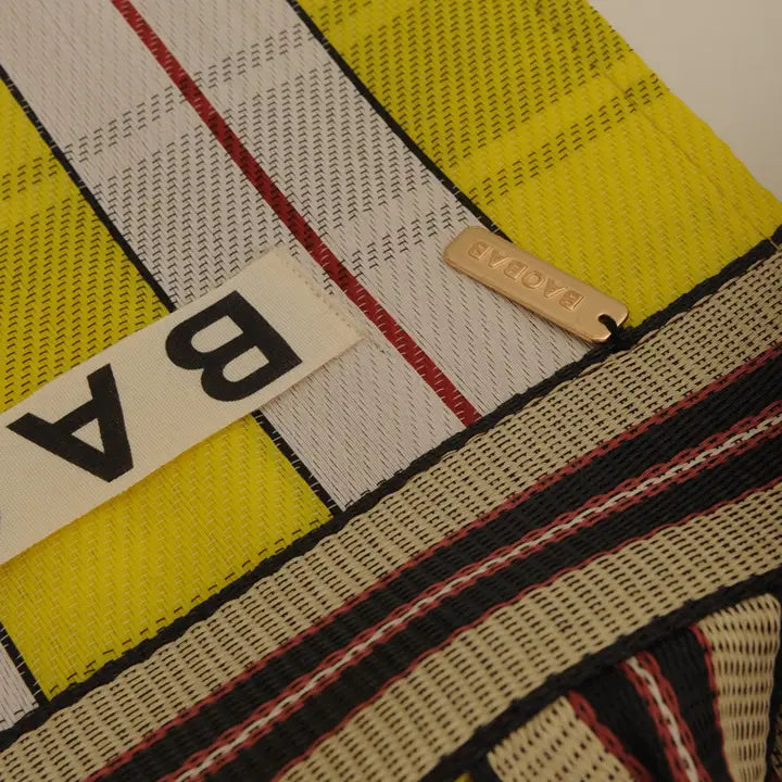 BAO BAG City Yellow/White