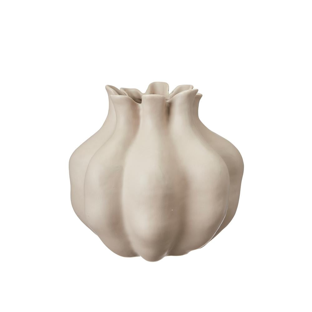 VIOLET Vase linen / beige S