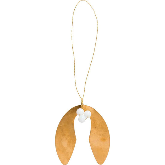 MISTEL Anhängerchen Messing / Perle