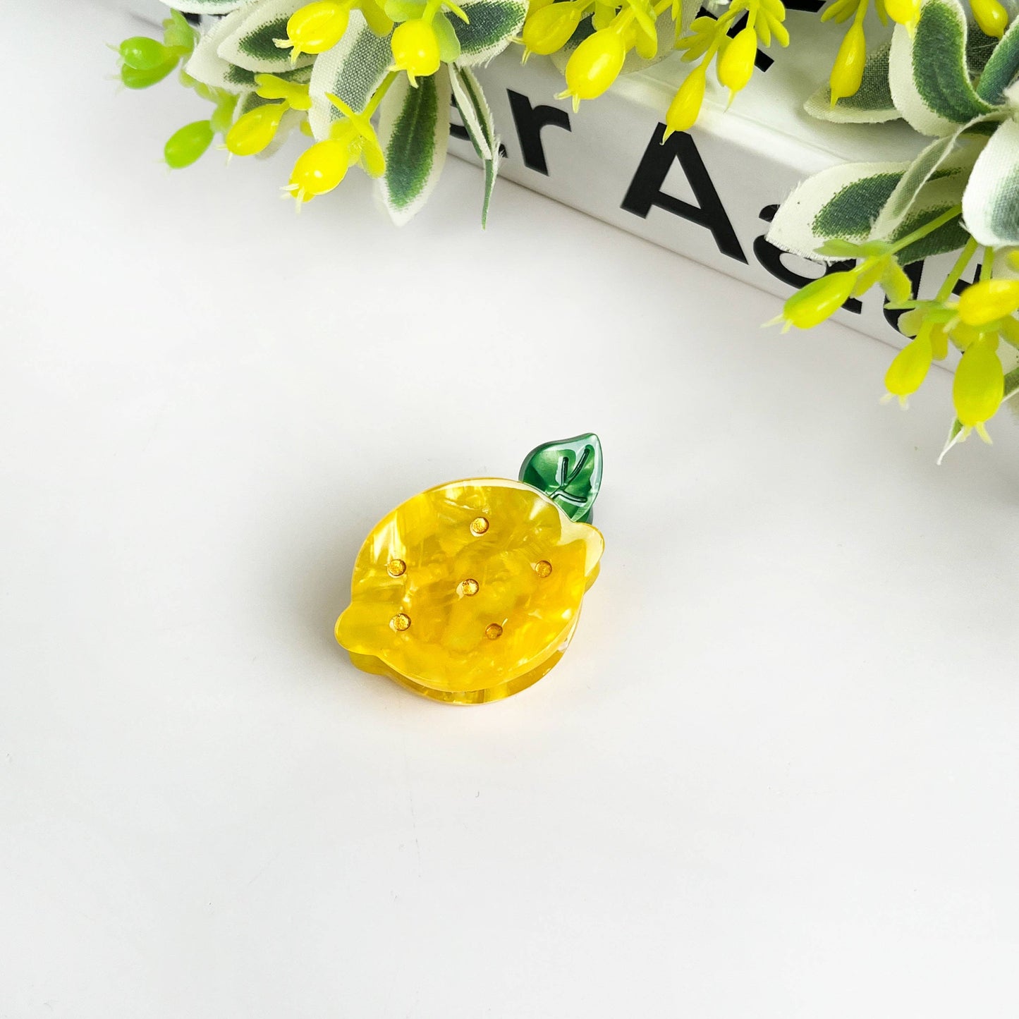 MINI Haarklammer Limone ( Zitrone )