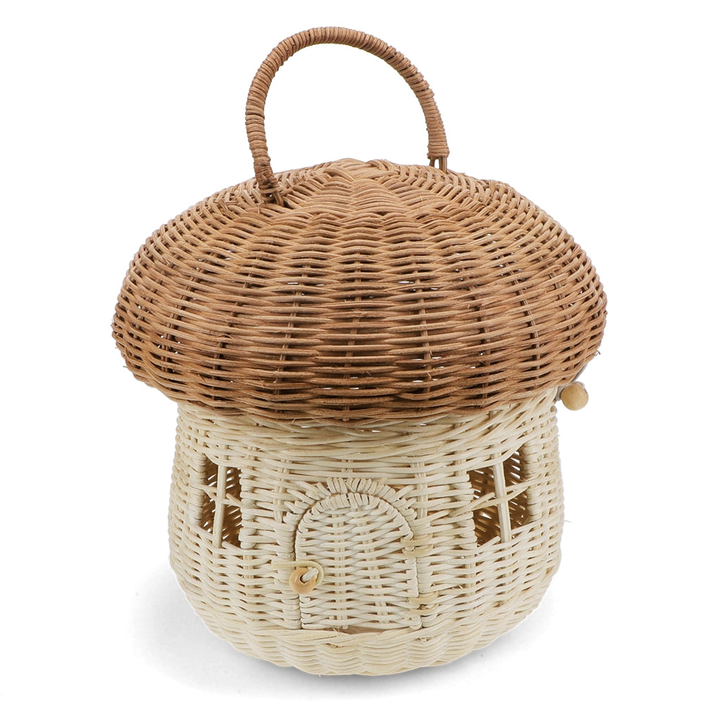 Rattan Pilzhaus Korb