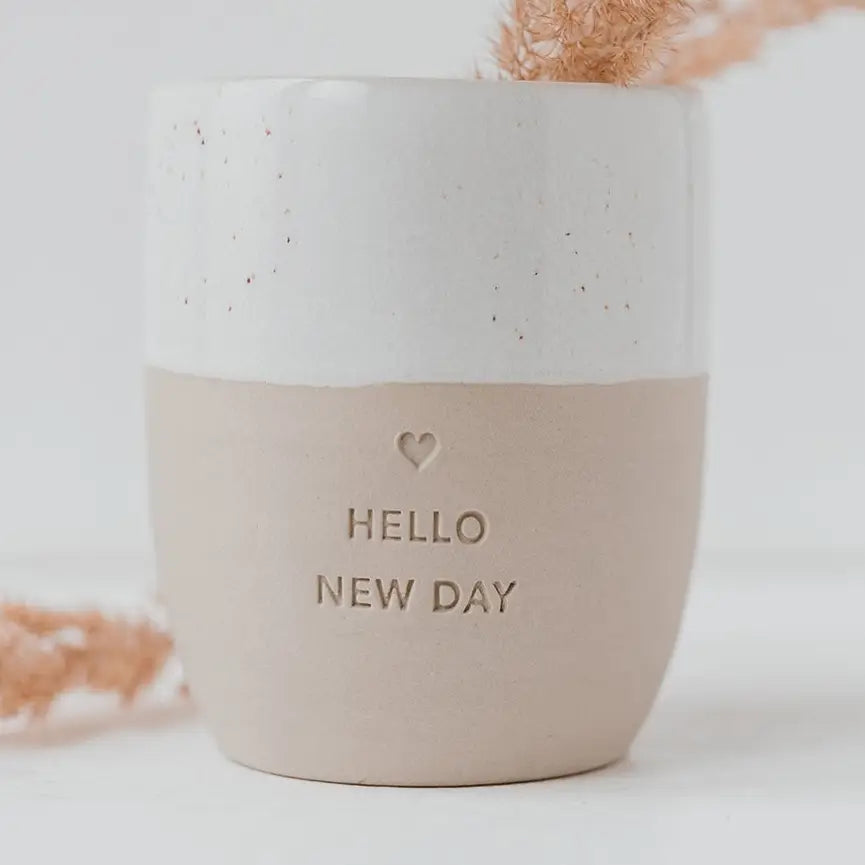 Becher HELLO NEW DAY