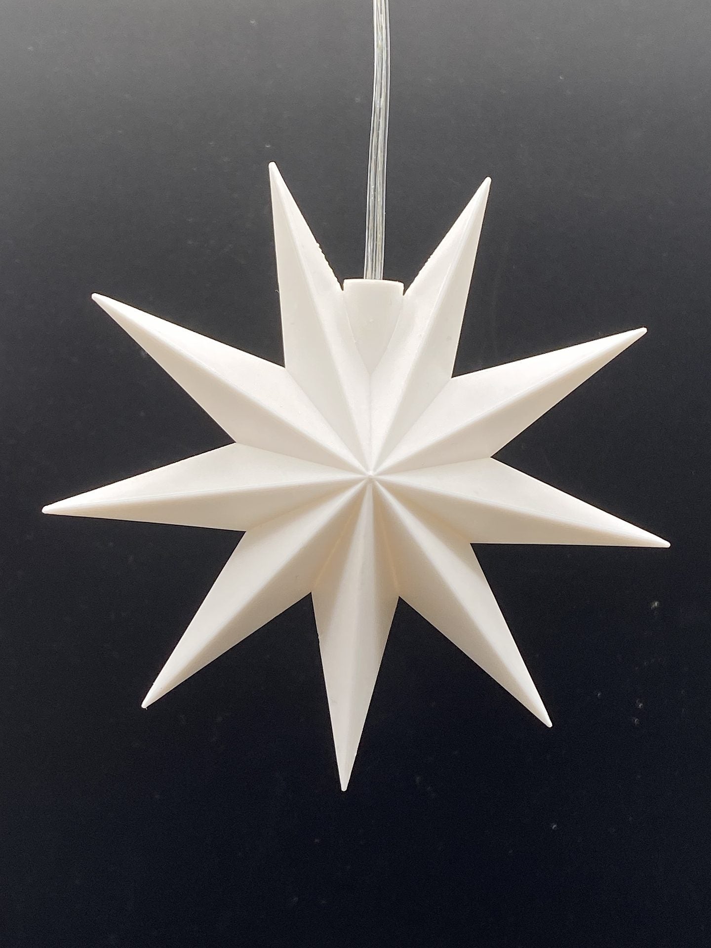 Sterntaler Fensterstern 9 Zacker Ø 15cm weiß – Cucina-Laura