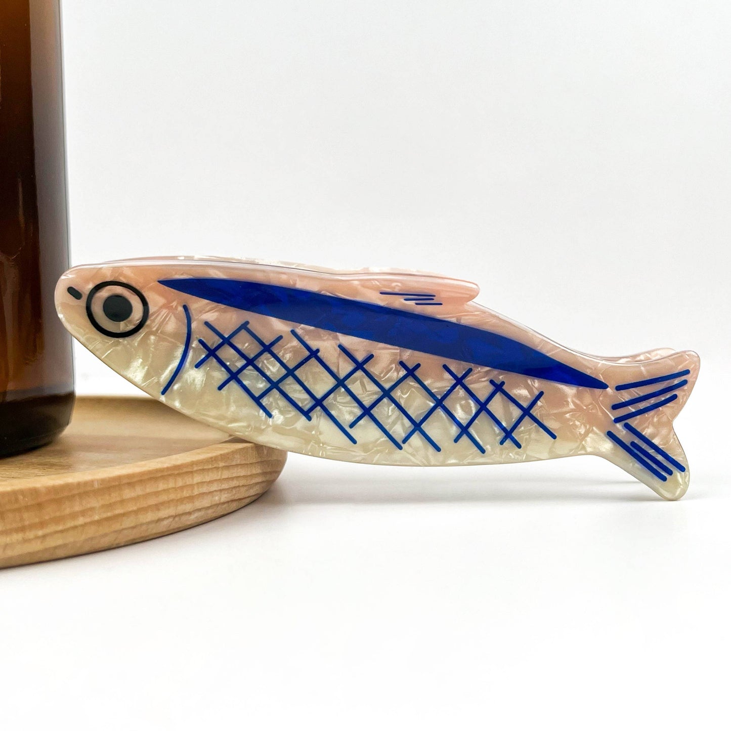 Haarklammer Sardine