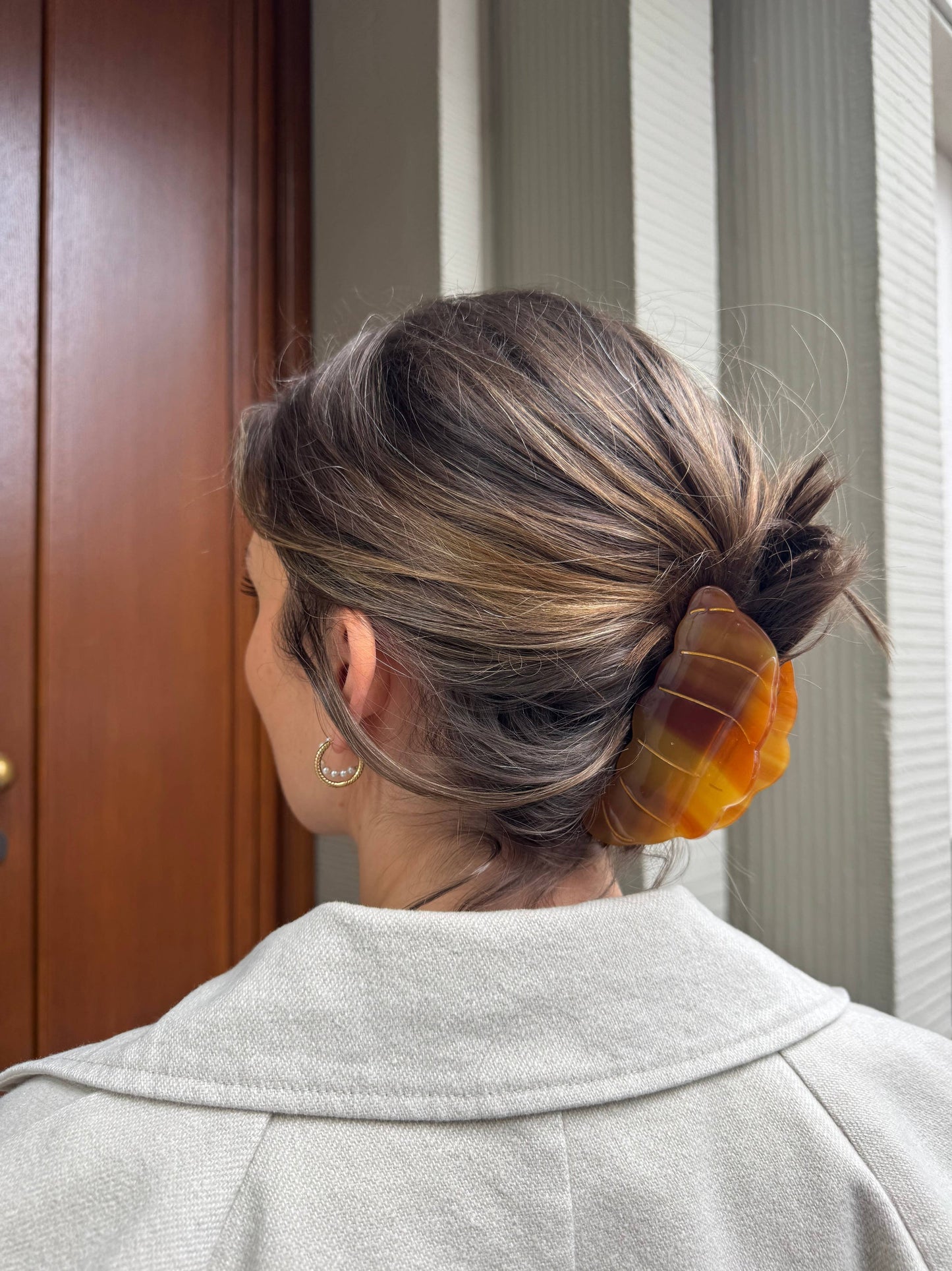 Haarspange Croissant