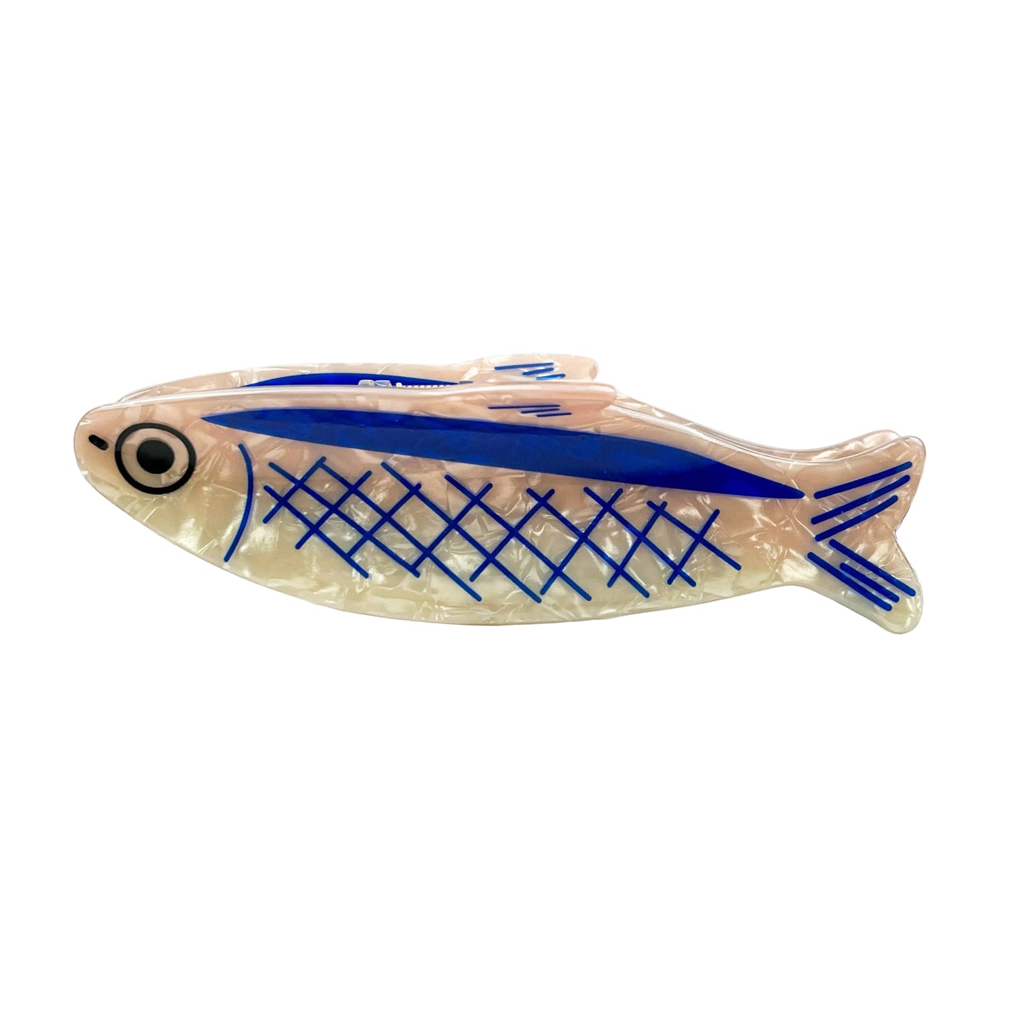 Haarklammer Sardine