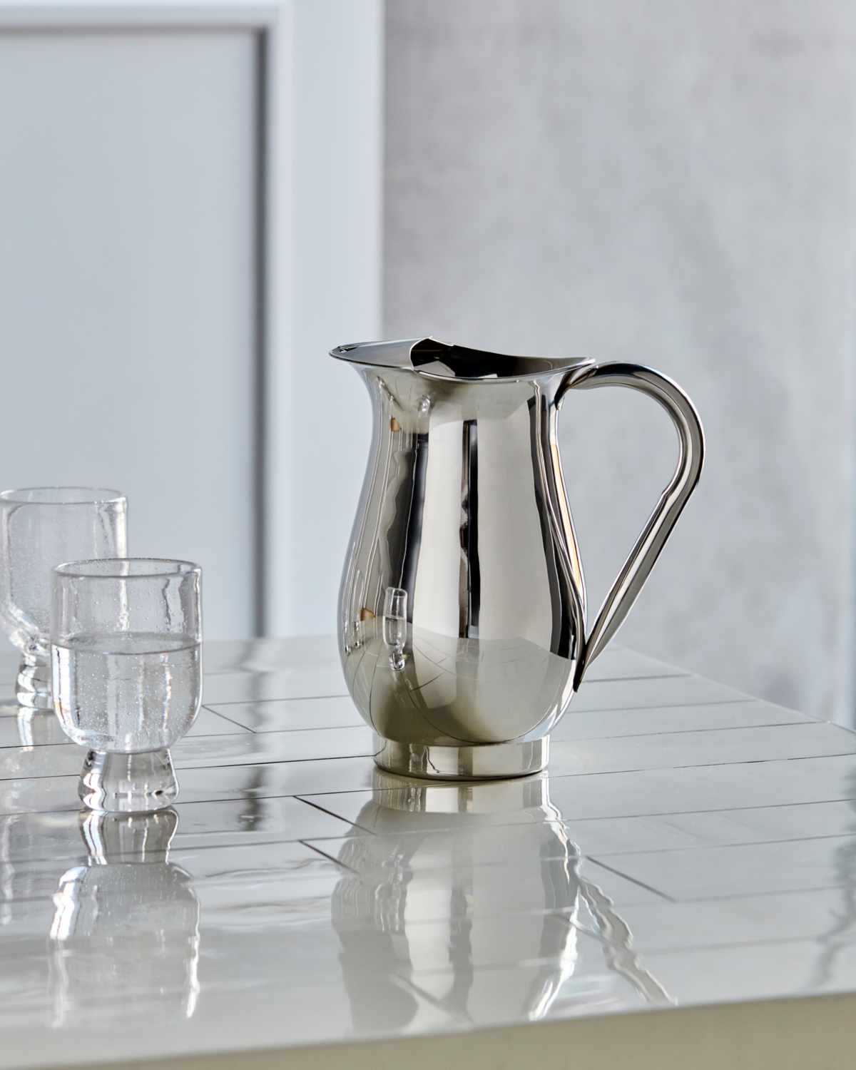 Krug 2,0 l Silber finish