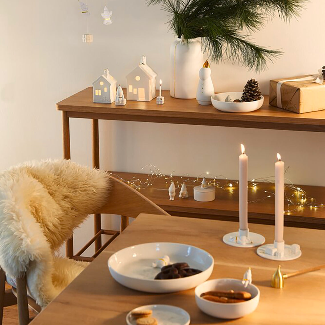 SANTA auf dem Geschenk