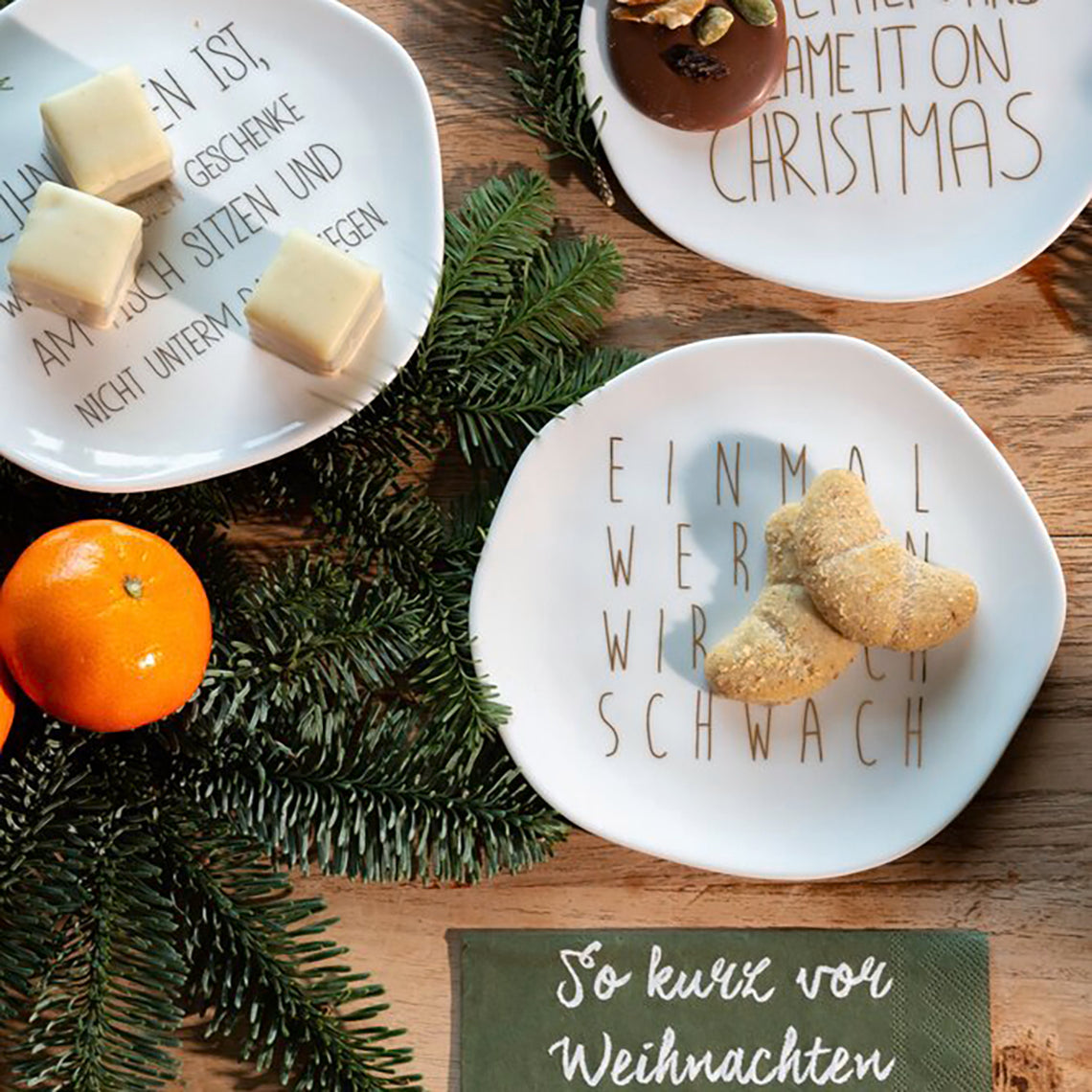 Tellerchen WEIJ`HNACHTEN .........