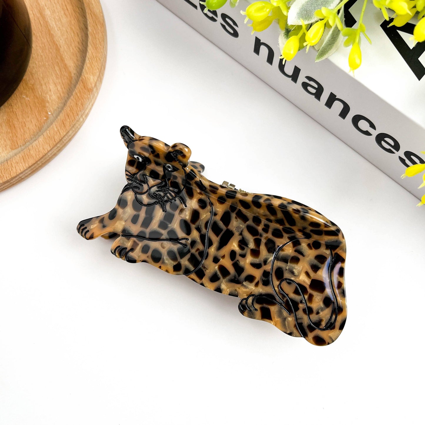 Leopard Haarklammer Leo