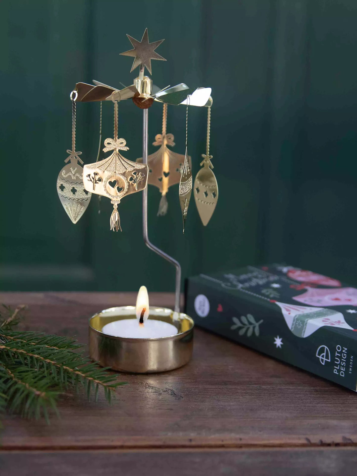 Kerzenspiel ORNAMENTE gold