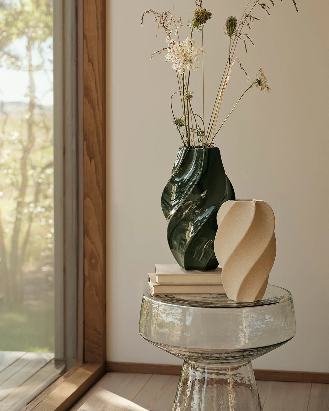 ODETTE Vase Hunter Grün