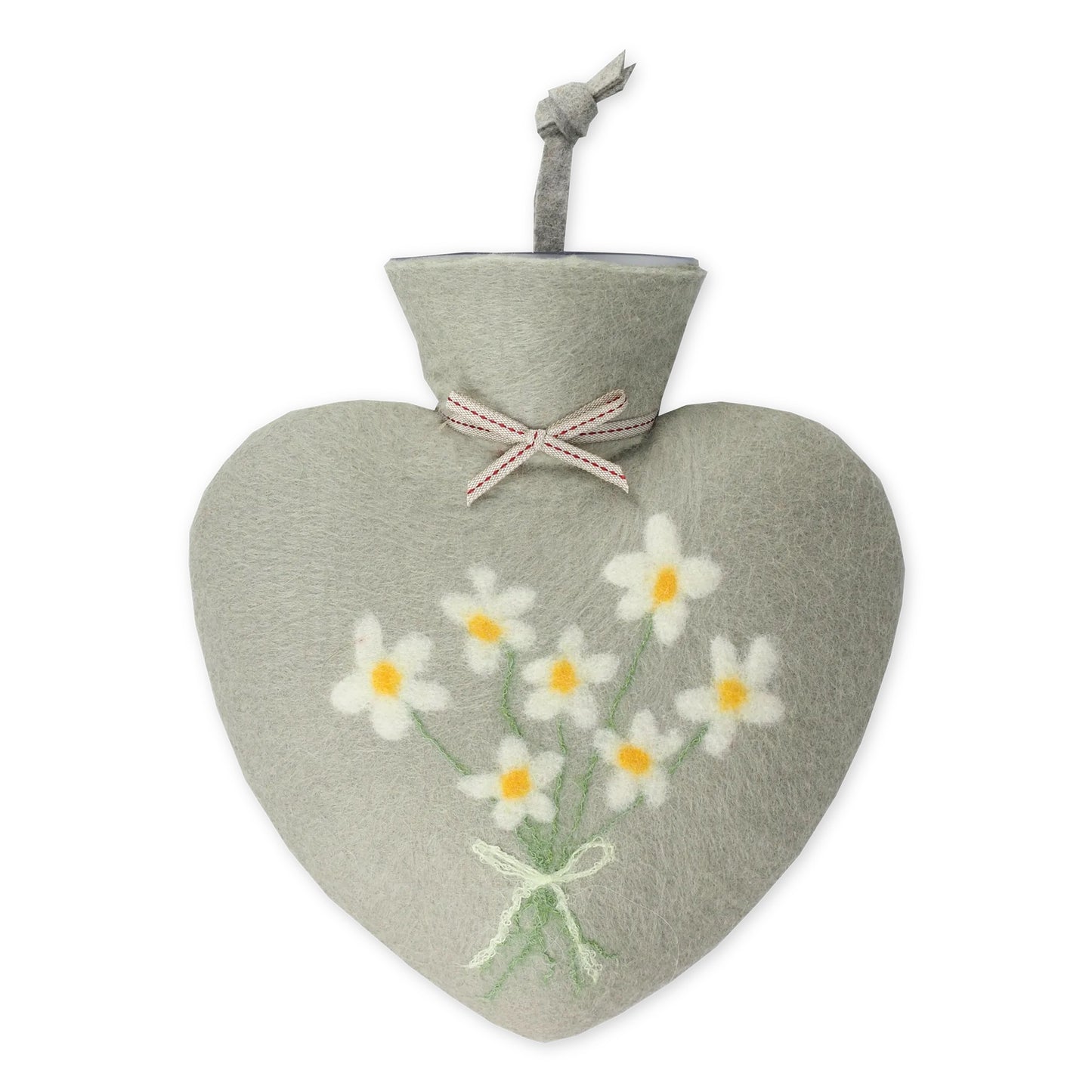Herz Wärmflasche BLUMENSTRAUß Powder