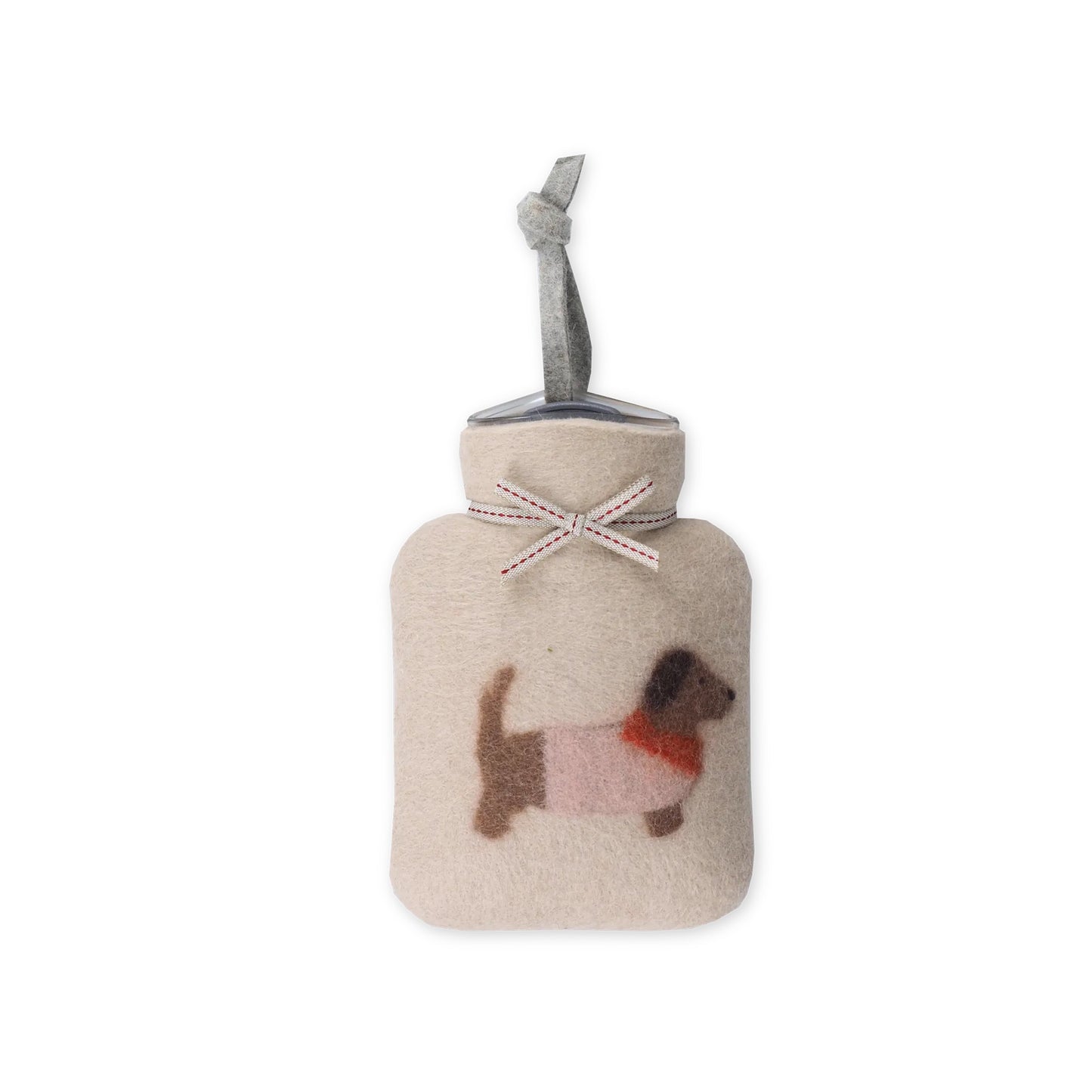 MINI Wärmflasche DACKEL Rosa